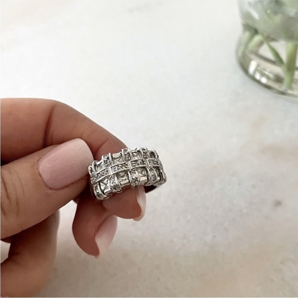 Premier Designs CZ Baguette Ring - Picture 1 of 8